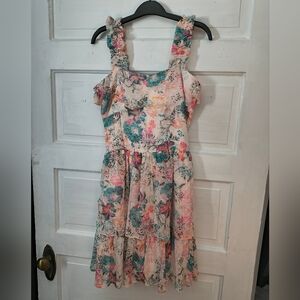 Walter Baker Abstract Print Dress